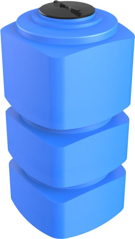 Емкость прямоугольная Polimer-Group F 750, 750 литров, синяя