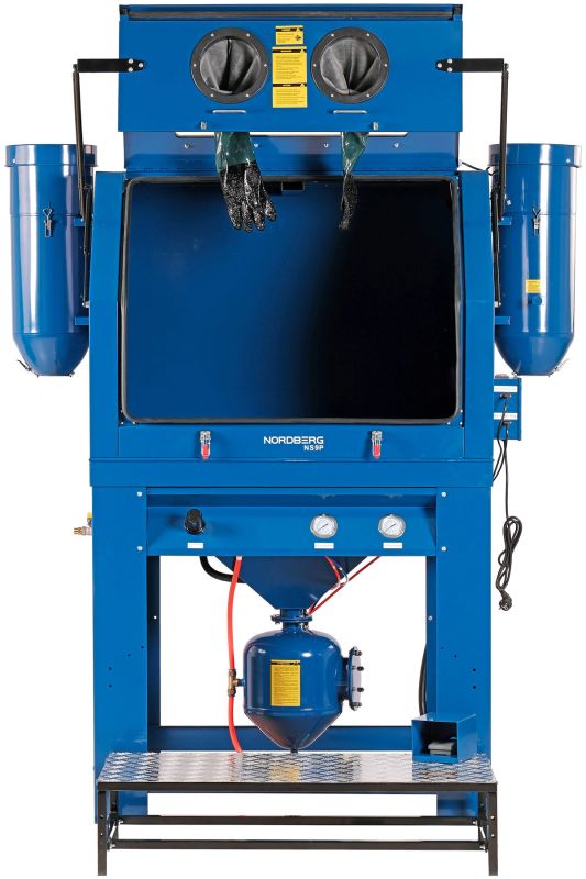 Пескоструйная камера напорная NORDBERG NS9P, 823 литров, с подачей абразива