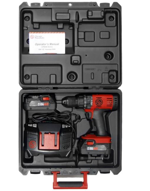 Дрель ударная аккумуляторная Chicago Pneumatic CP8548 Pack, 1600 об/мин