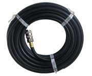 Шланг резиновый с быстросъемными соединениями Pegas Pneumatic 4902, 15 м, 6.5х13 мм, 20 бар