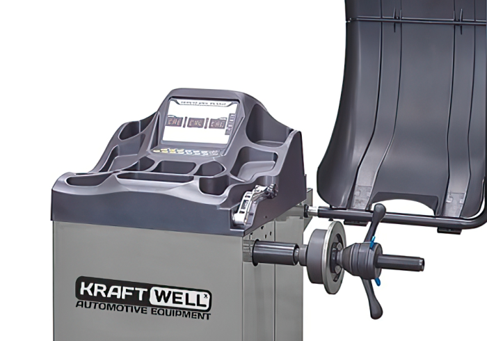 Балансировочный станок KraftWell KRW243, легковой, для мотоколес, автоматический, 220В