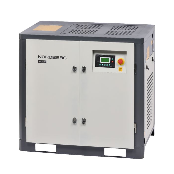 Винтовой компрессор Nordberg NCL20, прямой привод, 10 бар, IP55, 2100л/мин, 15кВт