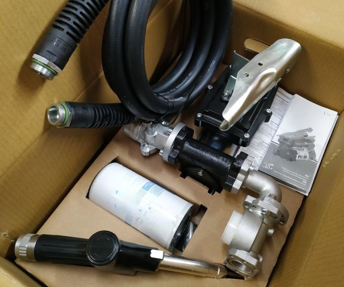 Комплект заправочный Piusi DRUM EX50 12V DC ATEX A+cable для бензина, 50 л/мин, 12В