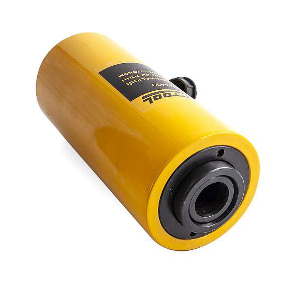 Цилиндр гидравлический 20 тонн CAR-TOOL CT-3439, с полым штоком, 100мм