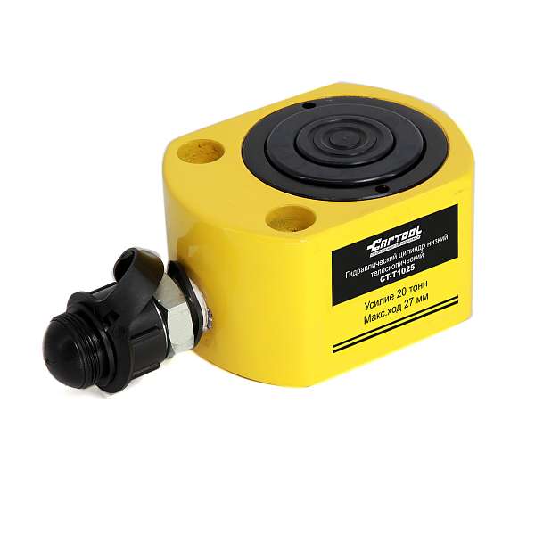 Цилиндр гидравлический 20 тонн CAR-TOOL CT-T1025, 27мм