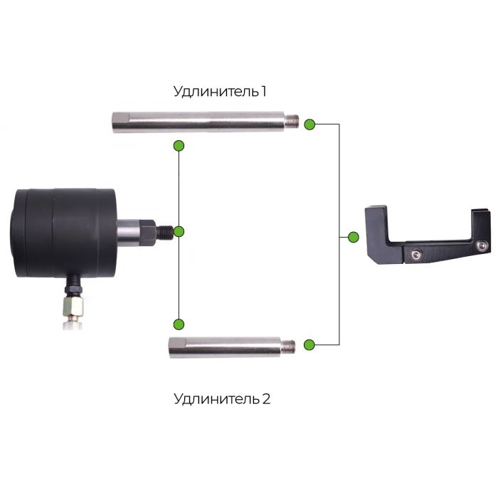 Съемник дизельных форсунок пневматический Car-Tool CT-3208