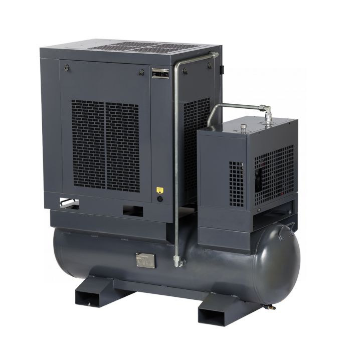 Винтовой компрессор Nordberg NCF15RD, прямой привод, 10 бар, IP23, 1550л/мин, 11кВт, 410л, с ЧП и осушителем