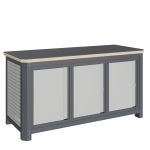 Верстак слесарный Верстакофф MCN 1552.S777, 3 тумбы с дверцами