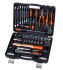 Набор инструментов в кейсе AV Steel AV-011056, профессиональный, 56 предметов, с трещоткой, 1/4", 1/2"