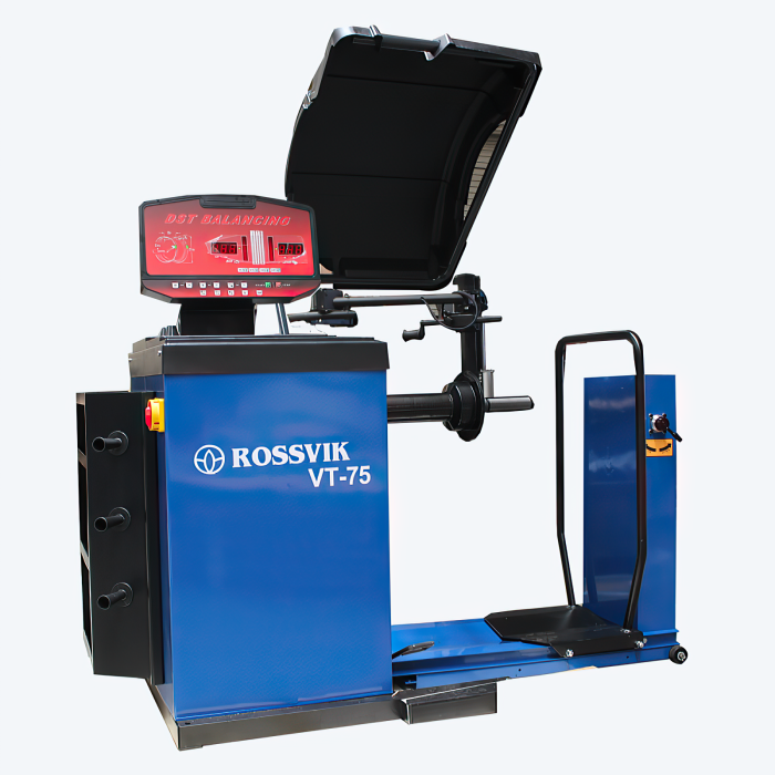 Балансировочный станок ROSSVIK VT-75, грузовой, полуавтоматический, 220В