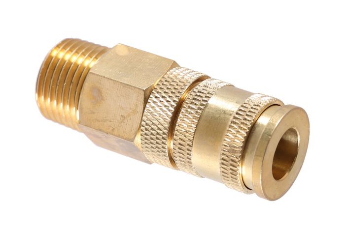 Разъем "мама" быстросъемный Nordberg NPF24B, резьба M1/2", с фиксатором, латунь