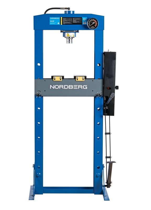 Пресс гидравлический ручной/ножной 30 тонн Nordberg N3630F, напольный, гаражный