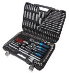 Набор инструментов в кейсе Forsage F-38841(New), 216 предметов, с трещоткой, 1/2", 1/4", 3/8"