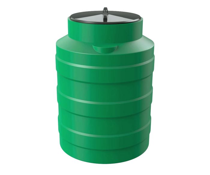 Емкость цилиндрическая Polimer-Group V 100, 100 литров, зеленая