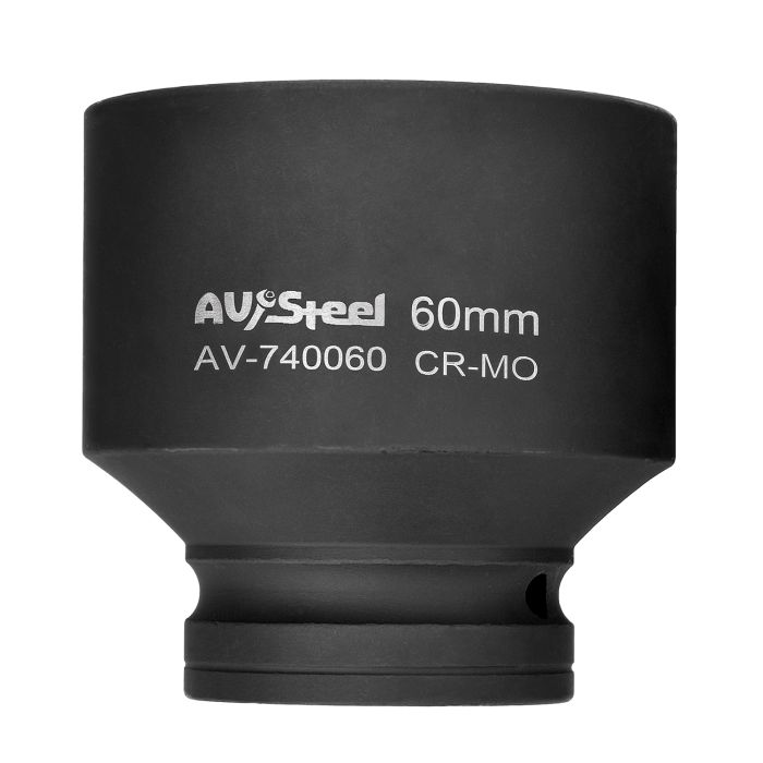 Головка ударная шестигранная AV Steel AV-740060, 1", 60мм