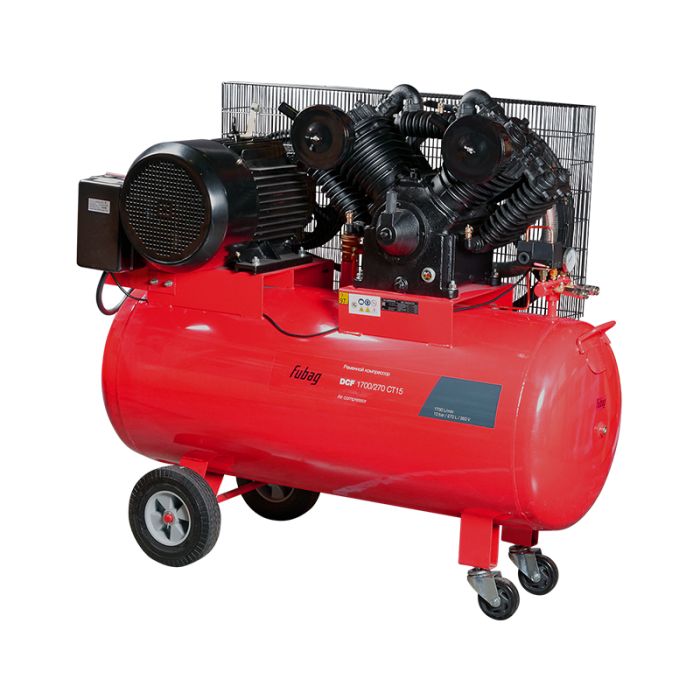 Поршневой компрессор Fubag DCF-1700/270 CT15, ременной, масляный, 380В, 1700л/мин, 270л