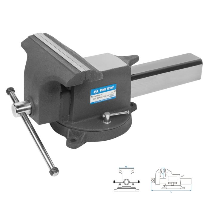 Тиски слесарные KING TONY 9TZ11-08 200 мм