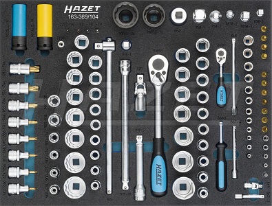 Набор торцевых головок Hazet163-369/104