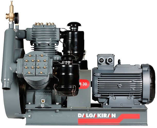 Поршневой компрессор DALGAKIRAN DКAB 75, коаксиальный привод, масляный, 7000 л/мин, 380В, без ресивера