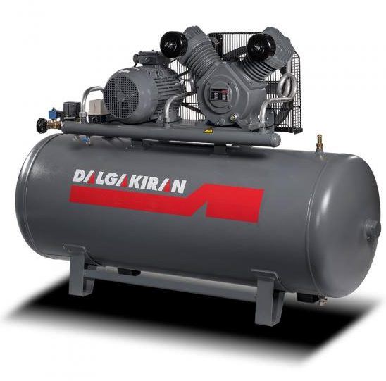Поршневой компрессор DALGAKIRAN DKC 200, ременной привод, масляный, 410 л/мин, 220В