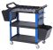 Тележка инструментальная NORDBERG T3B синяя, открытая, 3 полки