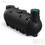 Подземный резервуар блочный Polimer Group DL 9000 литров