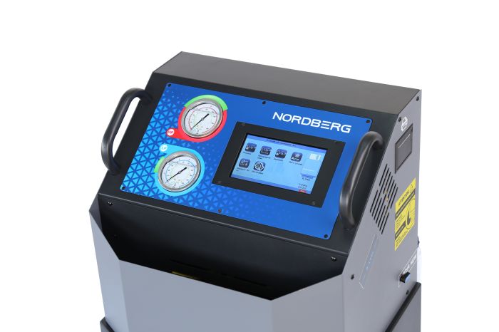 Станция для заправки автокондиционеров NORDBERG NF39, 50 л, автоматическая, 226 л/мин