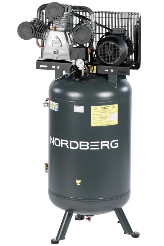 Поршневой компрессор NORDBERG NCPV300/950, ременной привод, масляный,  950 л/мин, 380В