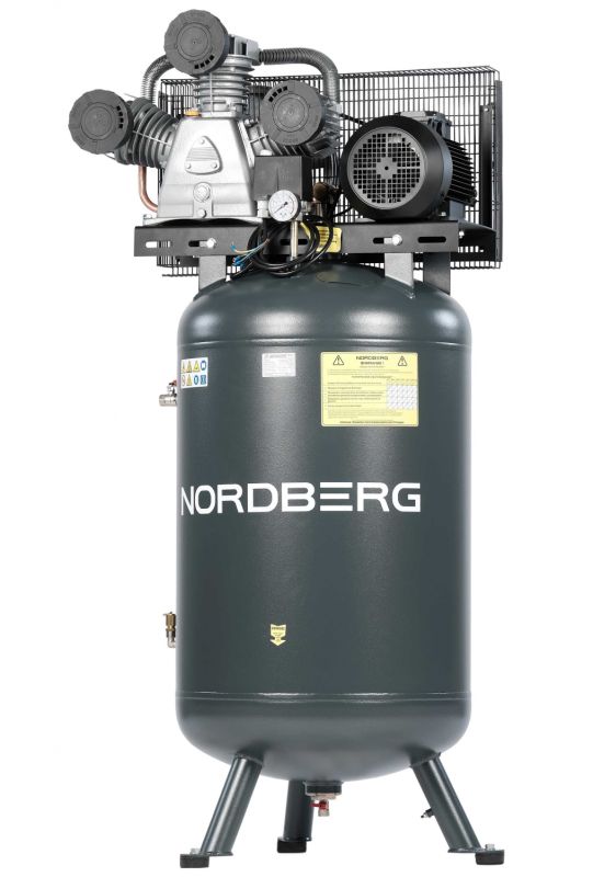 Поршневой компрессор NORDBERG NCPV300/950, ременной привод, масляный,  950 л/мин, 380В
