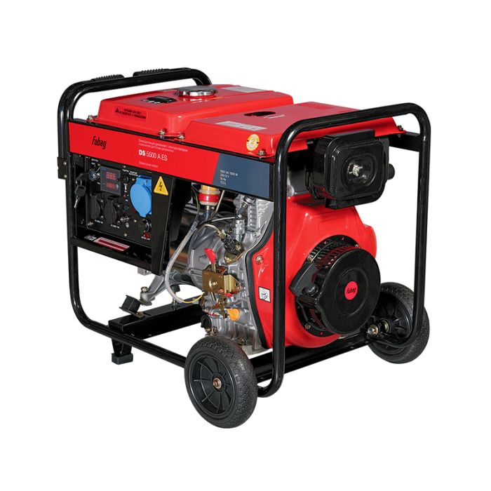 Дизельный генератор с электростартером Fubag DS 5500 A ES, с коннектором автоматики, 220В, 21,75А