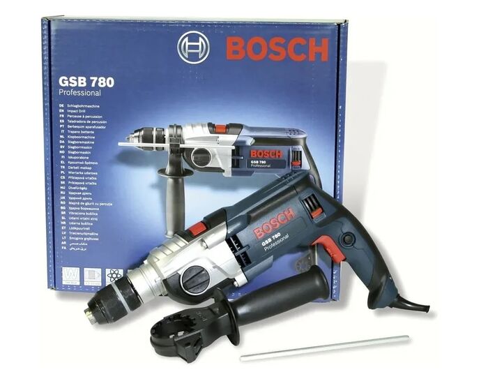 Дрель электрическая Bosch GSB 780 0.601.17B.101, 13-40мм, 850Вт