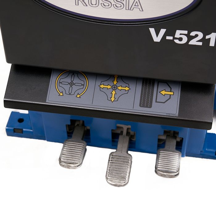 Шиномонтажный станок легковой ROSSVIK V-521, полуавтоматический, 220В