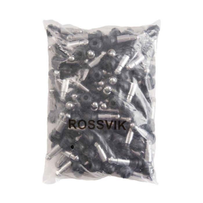 Вентиль для бескамерных легковых шин Rossvik TR-414.EPDM.CR.100, хромированный, 100шт.