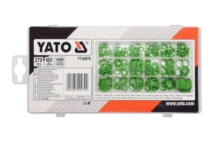 Набор уплотнительных колец YATO YT-06879, в боксе 270шт.