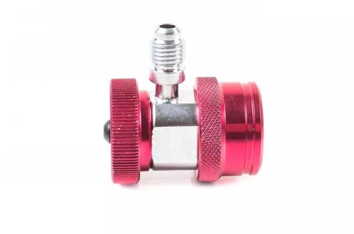 Адаптер красный 1/4" Licota ATL-9006, для двухвентильного манометрического коллектора