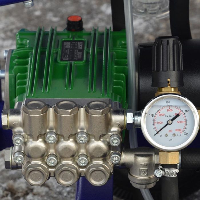 Аппарат мойка высокого давления ПОСЕЙДОН E5-200-15-UD-ETh-F-Gun, на тележке