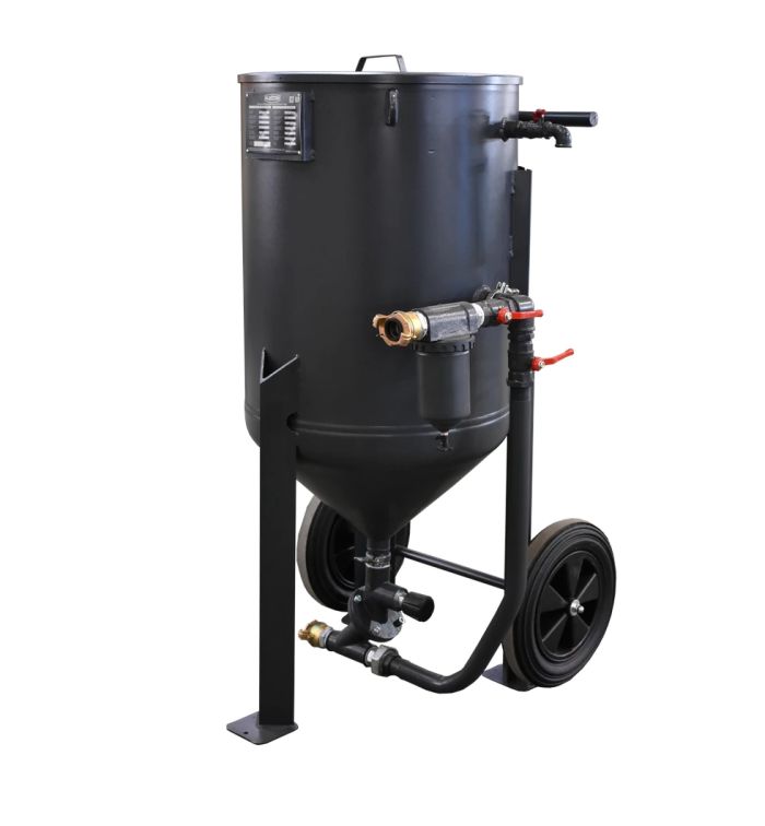 Пескоструйный аппарат ВМЗ DSG-250, напорный, 250л, 37м2/час