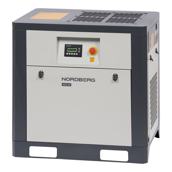 Винтовой компрессор Nordberg NCL10, прямой привод, 10 бар, IP55, 1000л/мин, 7,5кВт