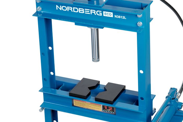 Пресс гидравлический ручной 12 тонн Nordberg N3612L, напольный, гаражный