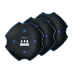 Пластыри для ремонта шин Rossvik D-7-4, холодные, 4 слоя, 295мм, 5шт.