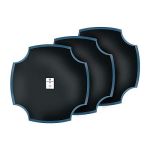 Пластыри для ремонта шин Rossvik D-9, холодные, 8 слоев, 390мм, 3шт. Пластыри для ремонта шин Rossvik D-9, холодные, 8 слоев, 390мм, 3шт.