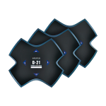 Пластыри для ремонта шин Rossvik D-21, холодные, 4 слоя, 370мм, 5шт.