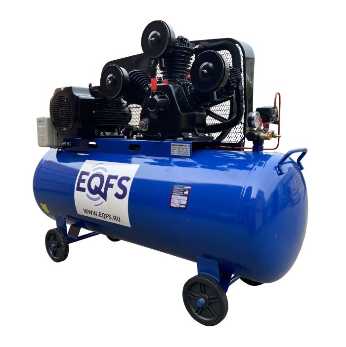 Поршневой компрессор EQFS ES-300/1100, ременной, масляный, 380В, 1100л/мин, 300л