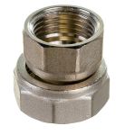 Полусгон VALTEC BH VTr.614.N.0504, 3/4"F х 1/2"F, прямой с накидной гайкой