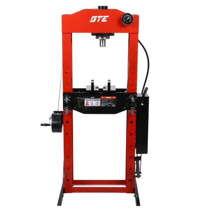 Пресс гидравлический 30т GTE GTE-HPN13030, с ножным и ручным приводом, напольный