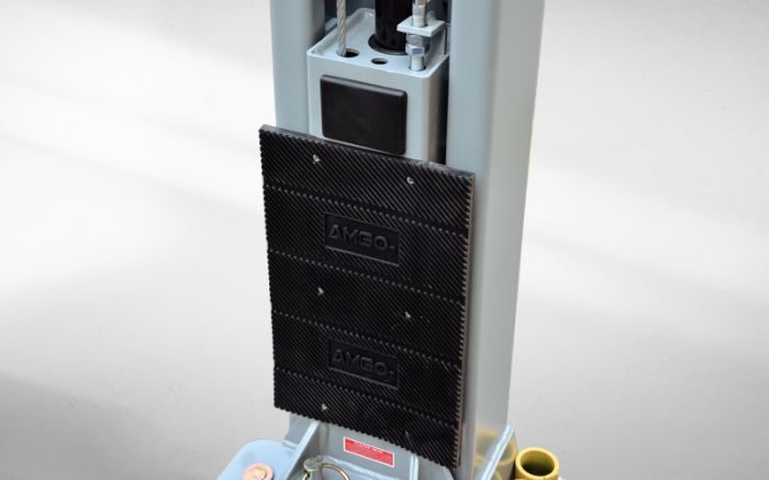 Подъемник двухстоечный автомобильный 4 тонны ATIS E240SAC серый, электрогидравлический, 220/380В