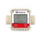 Счетчик для бензина и ДТ Petropump K24, электронный, расходомер топлива, 100 л/мин