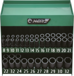 Набор ударных головок длинных Hans 9984H41, 1/2", 17-33мм, 41 предмет