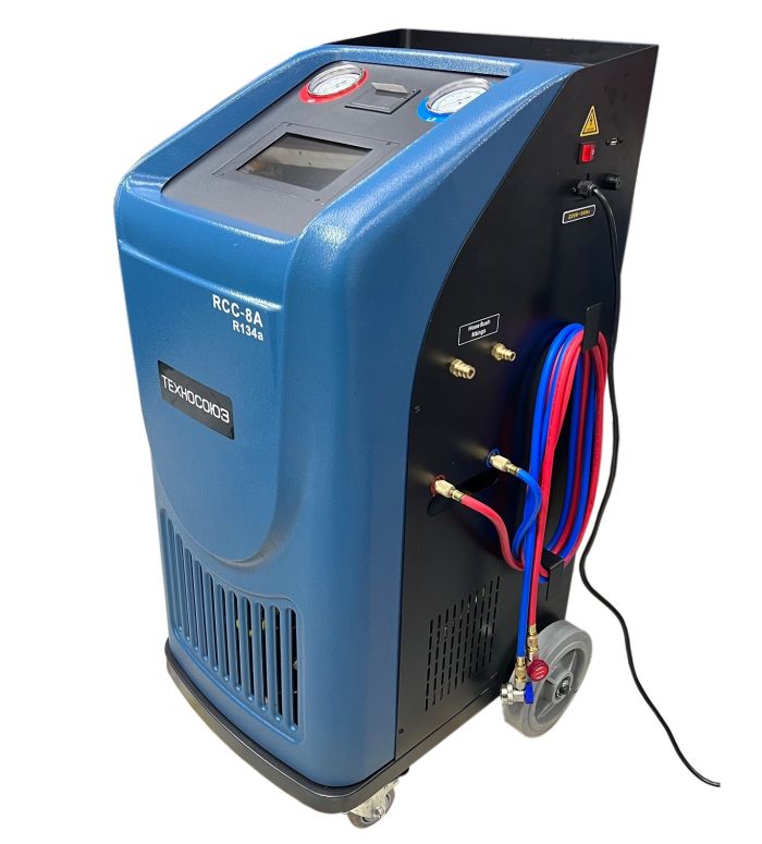 Станция для заправки автокондиционеров Техносоюз RCC-8A, автомат, 60 л/мин