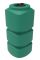 Емкость прямоугольная ЭкоПром L 750, 750 литров, зелёная